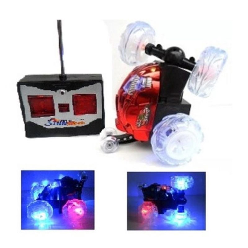 Carrinho Controle Remoto 360° Maluco Luzes Musica Som Full(vermelho)