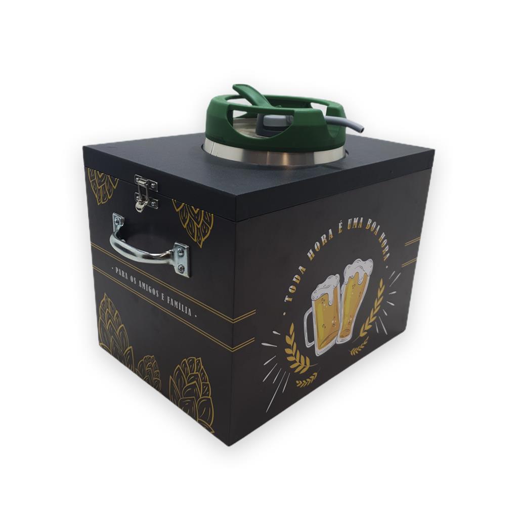 Caixa Termica Barril Chopp 5 Litros C/Alca - Personalizado