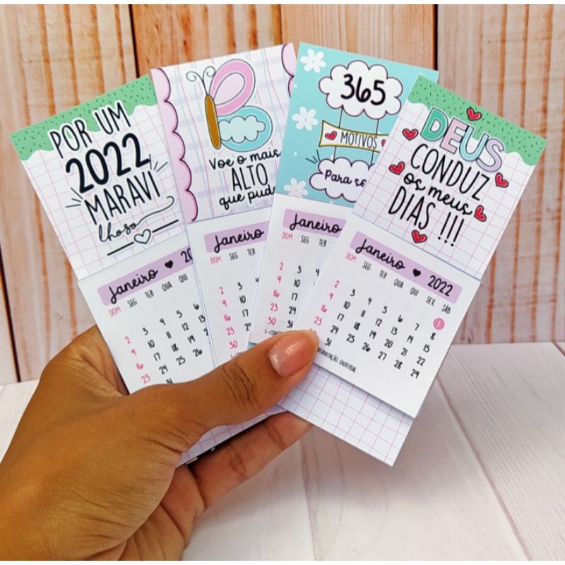 Calendário de geladeira personalizado | Shopee Brasil