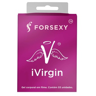 Virginity Hímen Artificial Sempre Virgem Forsexy IVIRGIN embalagem com 3 unidades