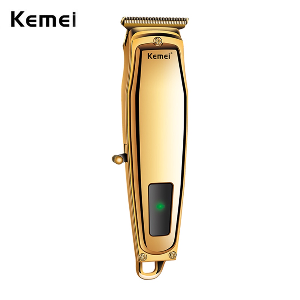 Kemei KM-1312 USB Carga Rápida Máquina De Cortar Cabelo Profissional Recarregável Para Homem Elétrico em Oferta na Shopee