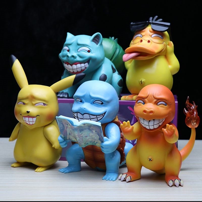 6 Pçs/set Pikachu Pokemon Anime Brinquedos Figura PVC Brinquedo Figura de  Ação para Crianças Aniversário Bolo Decoração Do Carro Ornamentos Presentes