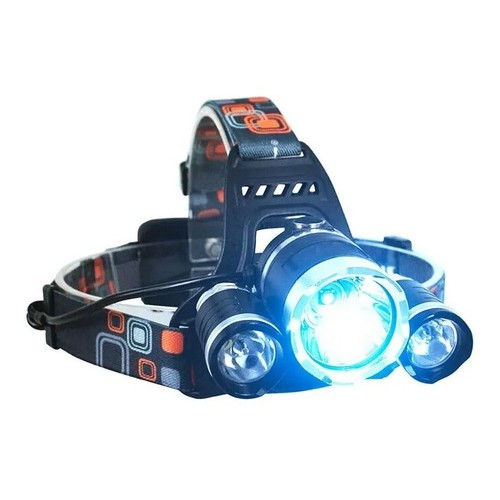 2 Lanterna Cabeça Recarregável Ciclismo Pesca Camping 3 Led LUATEK