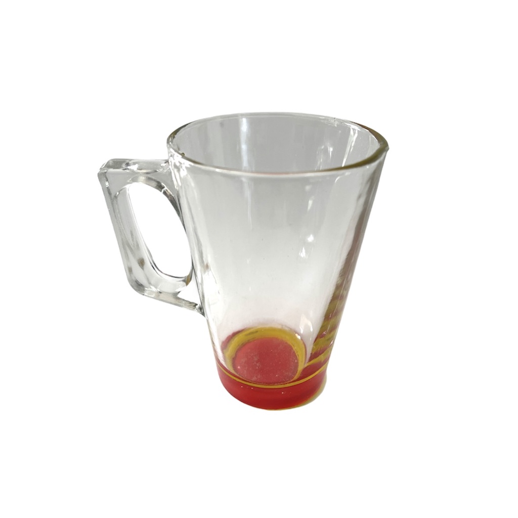Caneca de Vidro Paradise 267ml – Design Elegante para Café Gelado, Cappuccino e Chocolate Quente