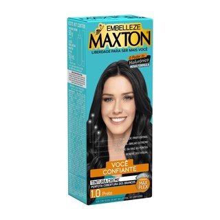 Tinta de cabelo maxton morena +confiante preto 1.0