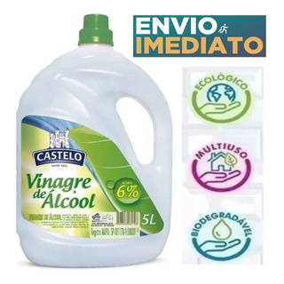 Vinagre De Álcool Castelo Concentrado 6% De Acidez 5 L