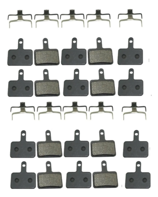 10 Par Pastilha Bike Freio Disco Compativel com Shimano Altus/Acera/Alivio/Deore/Tektro Mt200 B01S