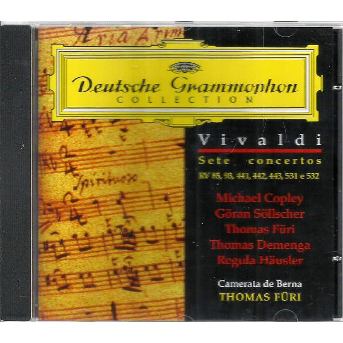 1224 Mcd- Cd Original 1999- Deutsche Grammophon- Vivaldi- Sete Concertos- Clássica