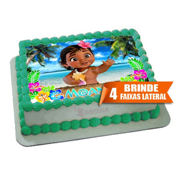 Moana Baby papel arroz 20x30cm para bol de 4kg
