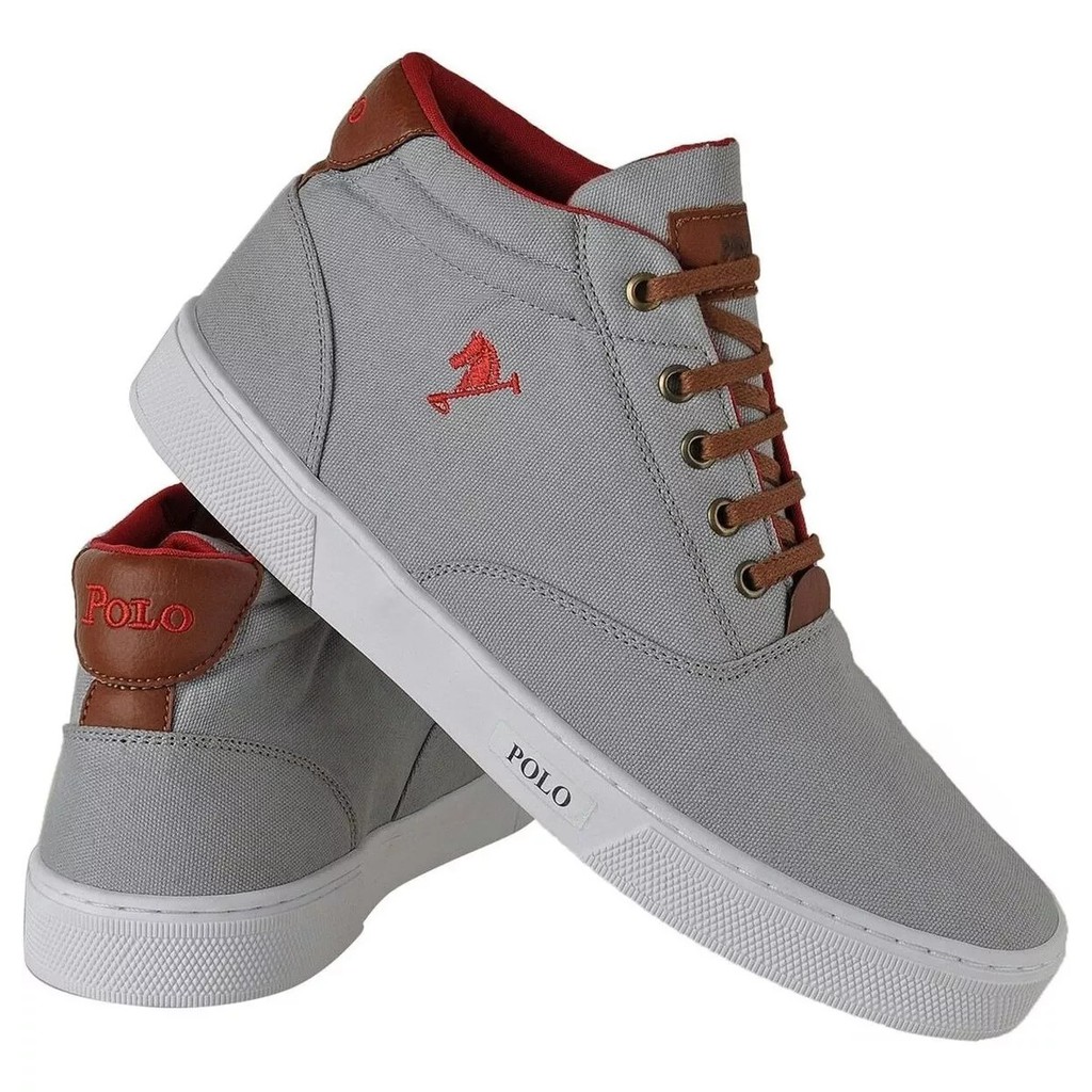 sapatenis bota cano alto masculino