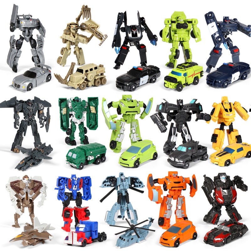 Brinquedos Com Bolsos mini Robô Transformers De Brinquedo Para Crianças
