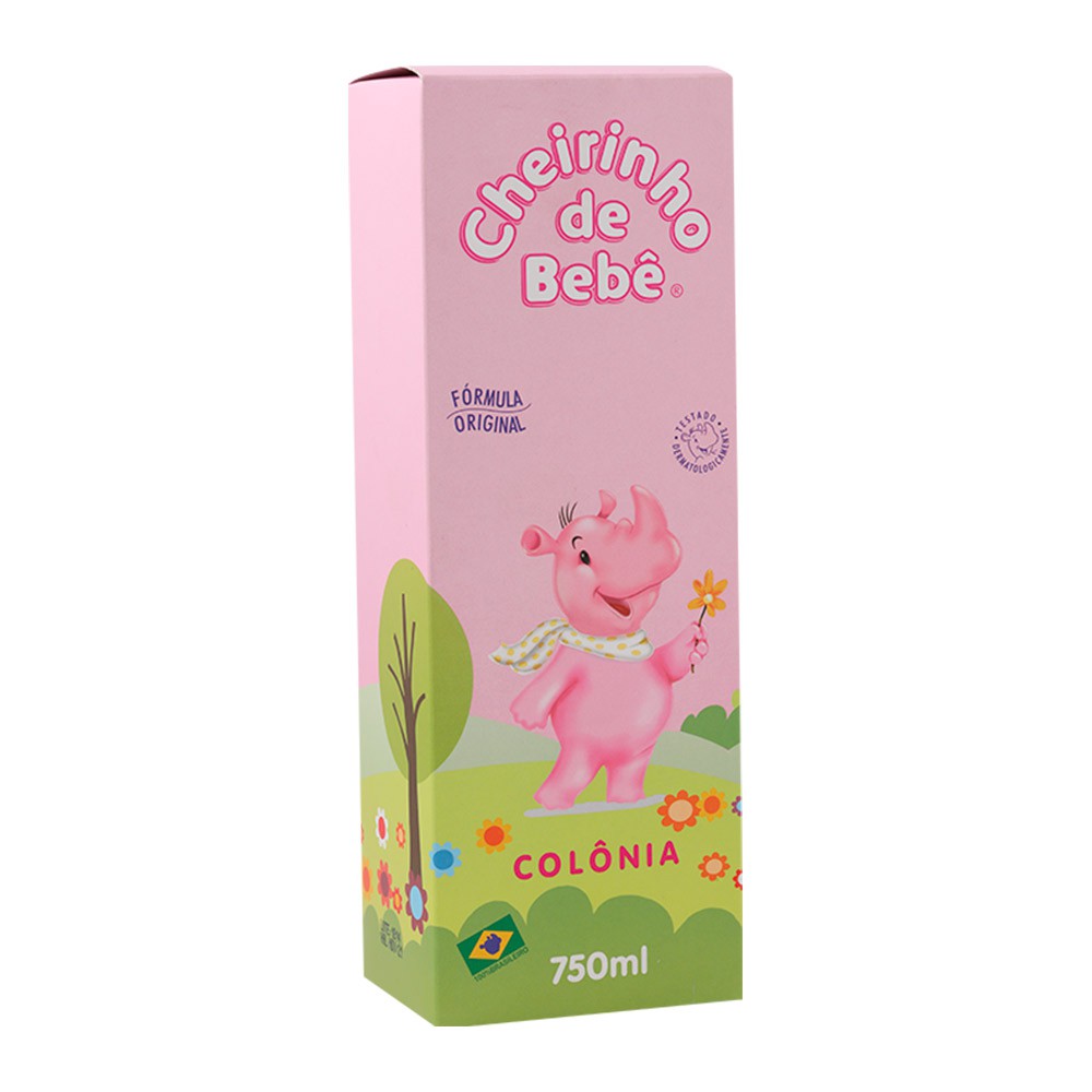 Colonia Cheirinho De Bebe Rosa 750ml Shopee Brasil