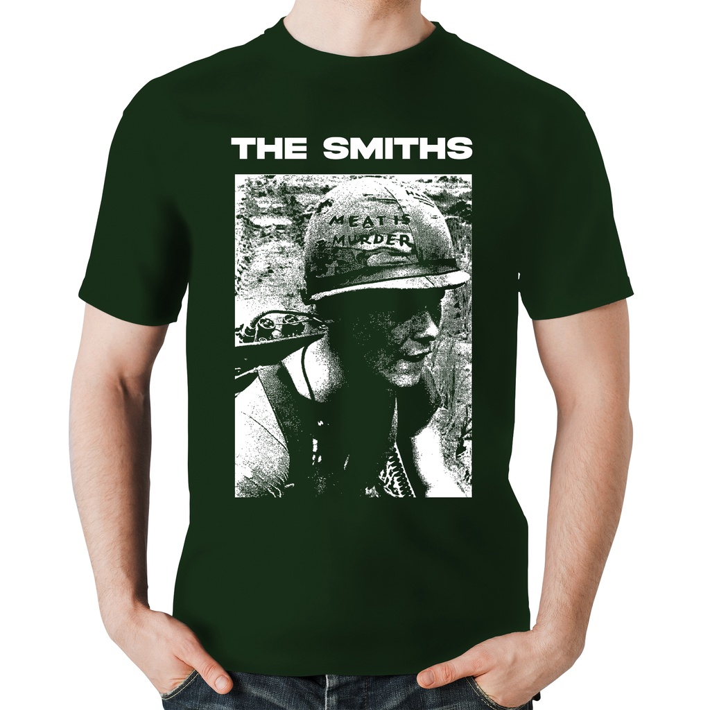 Camiseta Verde  The Smiths Meat Is Murder