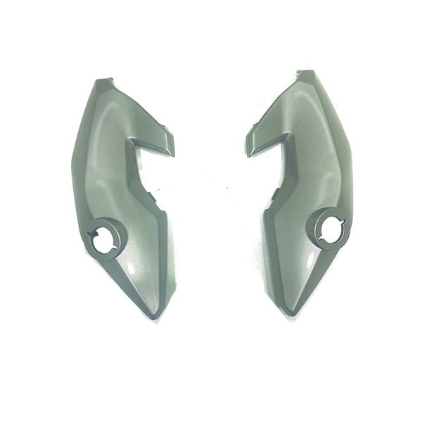 carenagem lateral do farol FAN 150ESD 2015 FAN 160 2016 Cinza Metálico (par)