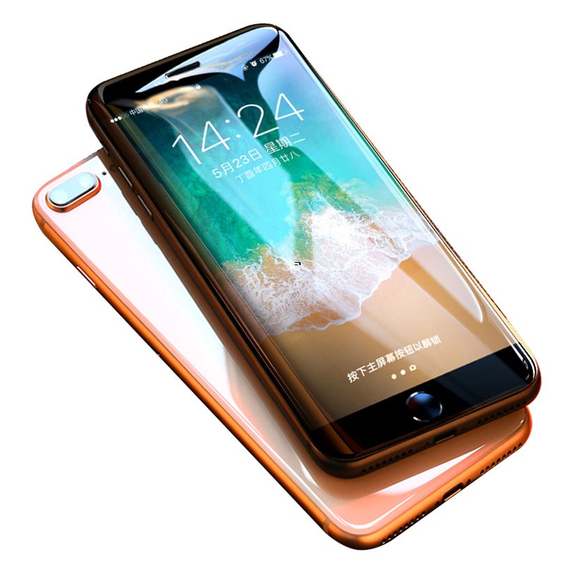 1 Pc Pelicula De Vidro Cobertura Completa 3d Para Apple Iphone 7 Shopee Brasil