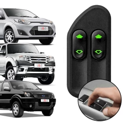 Botão Vidro Elétrico Interruptor Para Carro Ford Fiesta Ranger Ecosport Duplo 2003 até 2014 .