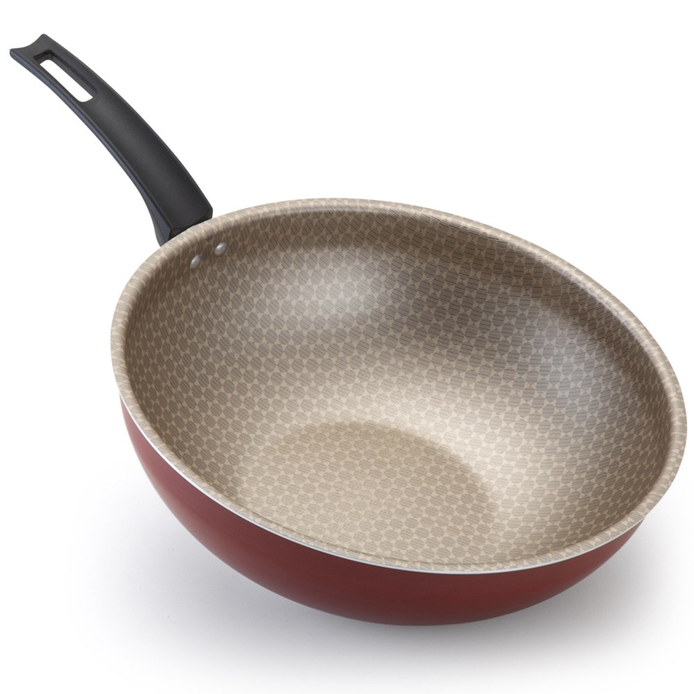 Panela Antiaderente 28 cm Vermelha Sem Tampa Oliveira | Shopee Brasil