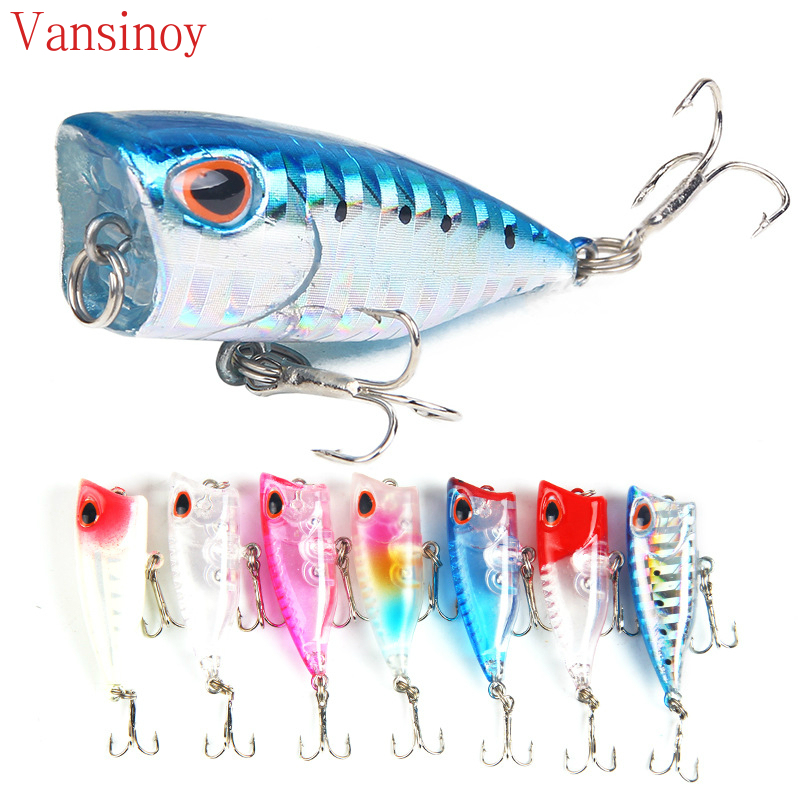 Vansinoy 4cm/3.3g Isca De Nova Biônica Dura De 7 Cores Wavelet Lure Bait em Oferta na Shopee