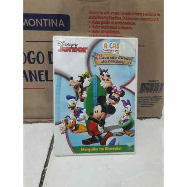 Dvd A Casa Do Mickey Mouse A Grande Onda Do Mickey Lacrado Shopee Brasil