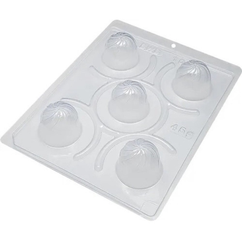 1~5 Forma Silicone Trufa Hélice BWB (cód.1018) Doces Pão Páscoa Chocolate Decoração Festa Confeitaria (CHOCO) em Oferta na Shopee