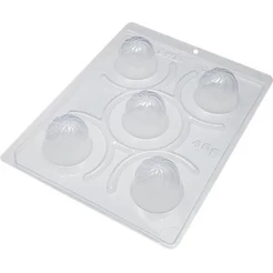 1~5 Forma Silicone Trufa Hélice BWB (cód.1018) Doces Pão Páscoa Chocolate Decoração Festa Confeitaria (CHOCO)