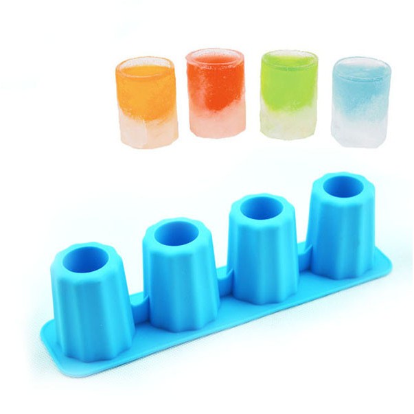 Forma De Gelo Copo Drink Bebidas Molde Silicone Ice Shots