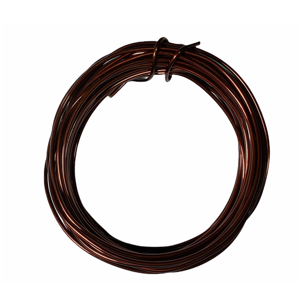 Arame de Alumínio Esmaltado Para Bonsai n°11 2,304mm 50g ESMALTADO orquídeas, dobrar plantas