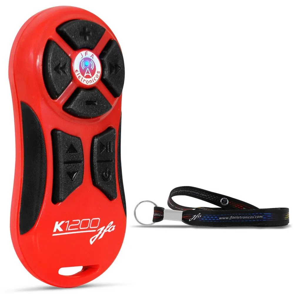 Controle Longa Distancia JFA K1200 Vermelho - 1200 Metros Universal - Spare Parts and Accessories for Vehicles