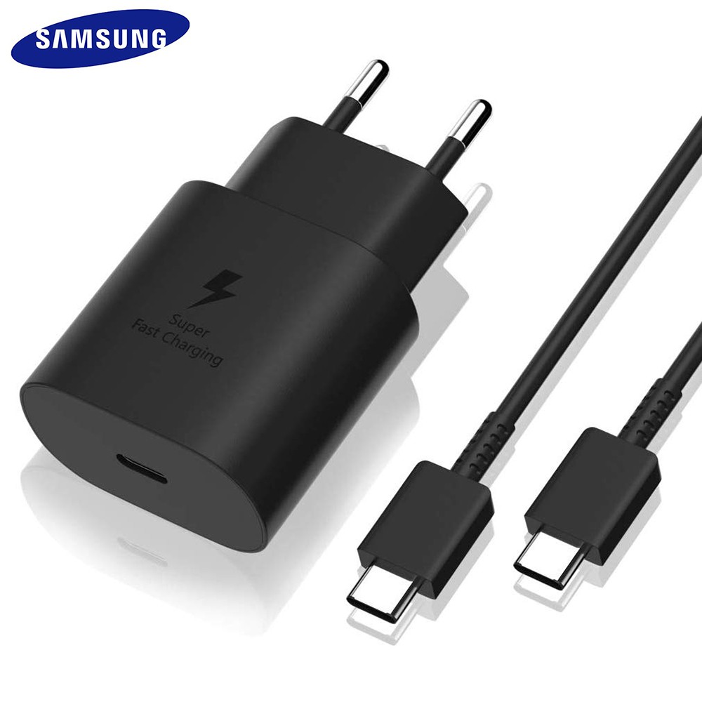 Carregador Super Rápido Original Samsung 25w Super Fast Charge 2.0 PD Power Direct Com Cabo Tipo