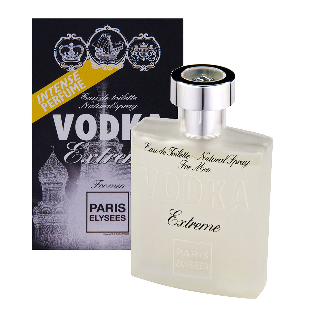 Perfume Vodka Extreme 100ml Edt Paris Elysees Shopee Brasil