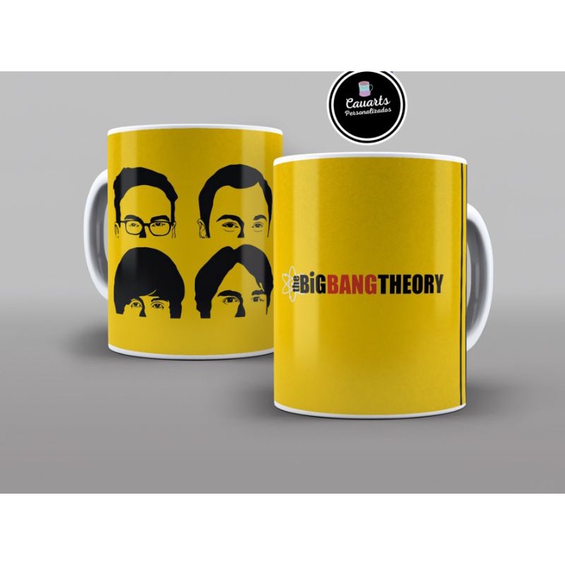 Caneca personalizada porcelana ou polímero Série A teoria Big Bang/ The Big Bang Theory
