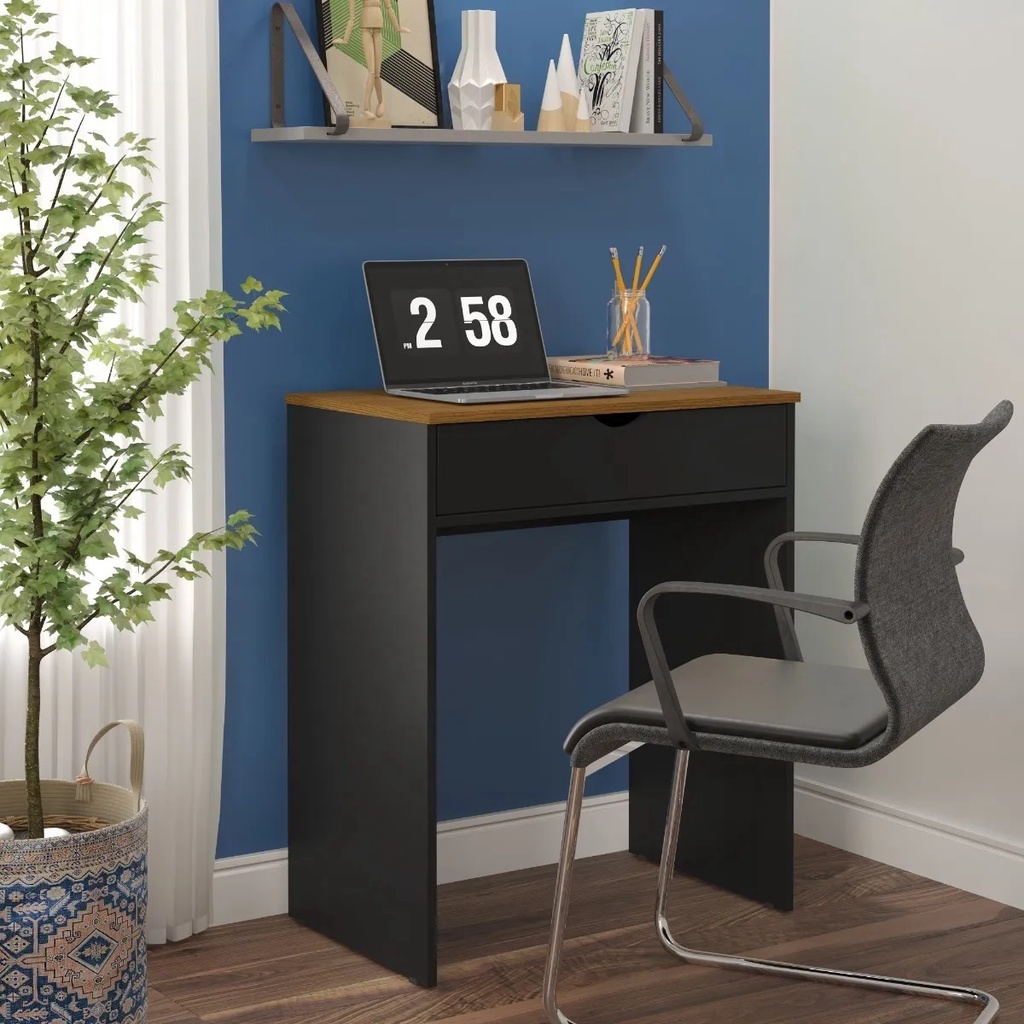 Mesa Escrivaninha Para Computador Notebook Madri Home Office Novo Designer