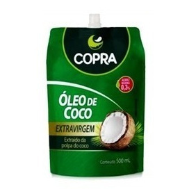 Óleo De Coco Extra Virgem Pouch 500ml - Copra - Original