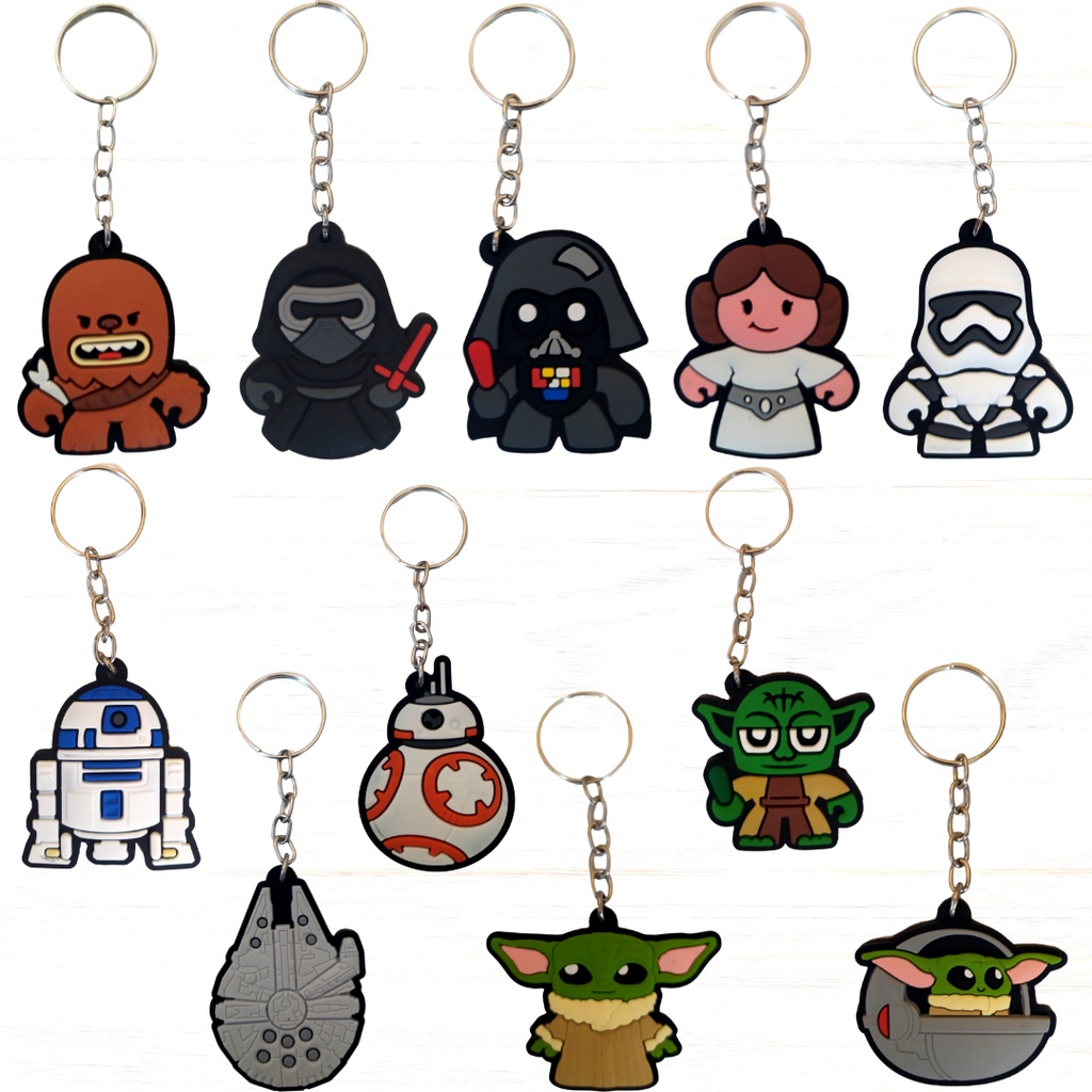 Chaveiro Emborrachado Alto Relevo Star Wars