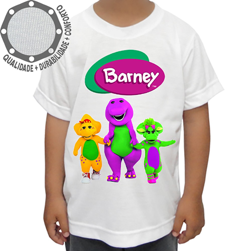 Camiseta Barney E Seus Amigos Personagens | Shopee Brasil