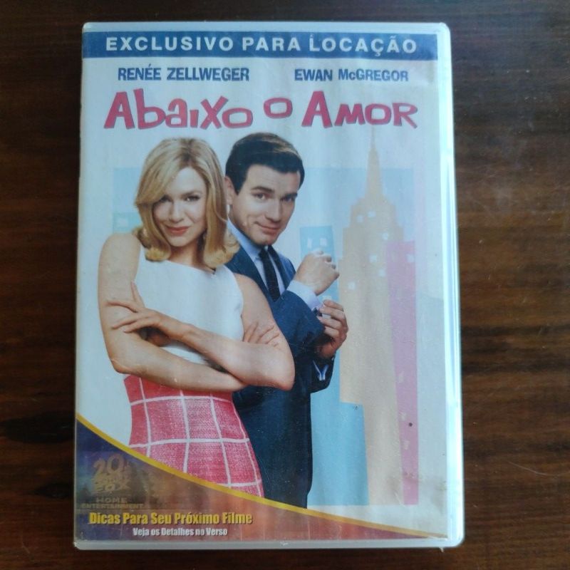 DVD Original Abaixo o Amor Renée Zellweger e Dean McGregor