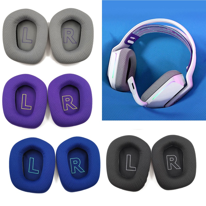 RUNNY Universal Breathable Earpads Compatível Com Logitech G733 G335 Earcups De Espuma Para Fones De Ouvido Facilmente Substituídos C