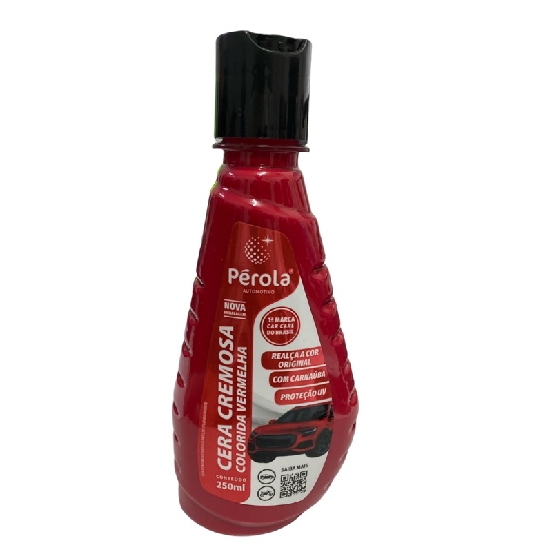 Cera Cremosa Vermelha 250ml Perola 1616105