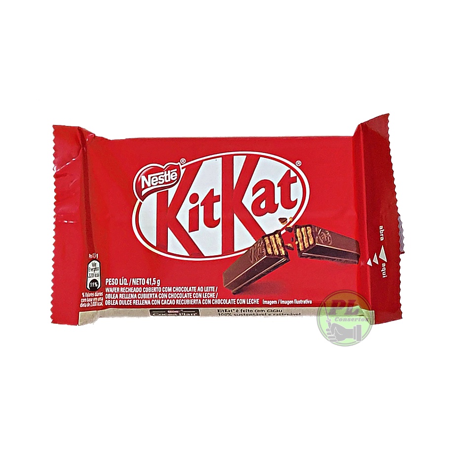 CHOCOLATE NESTLE KITKAT TRADICIONAL 41,5G | Shopee Brasil