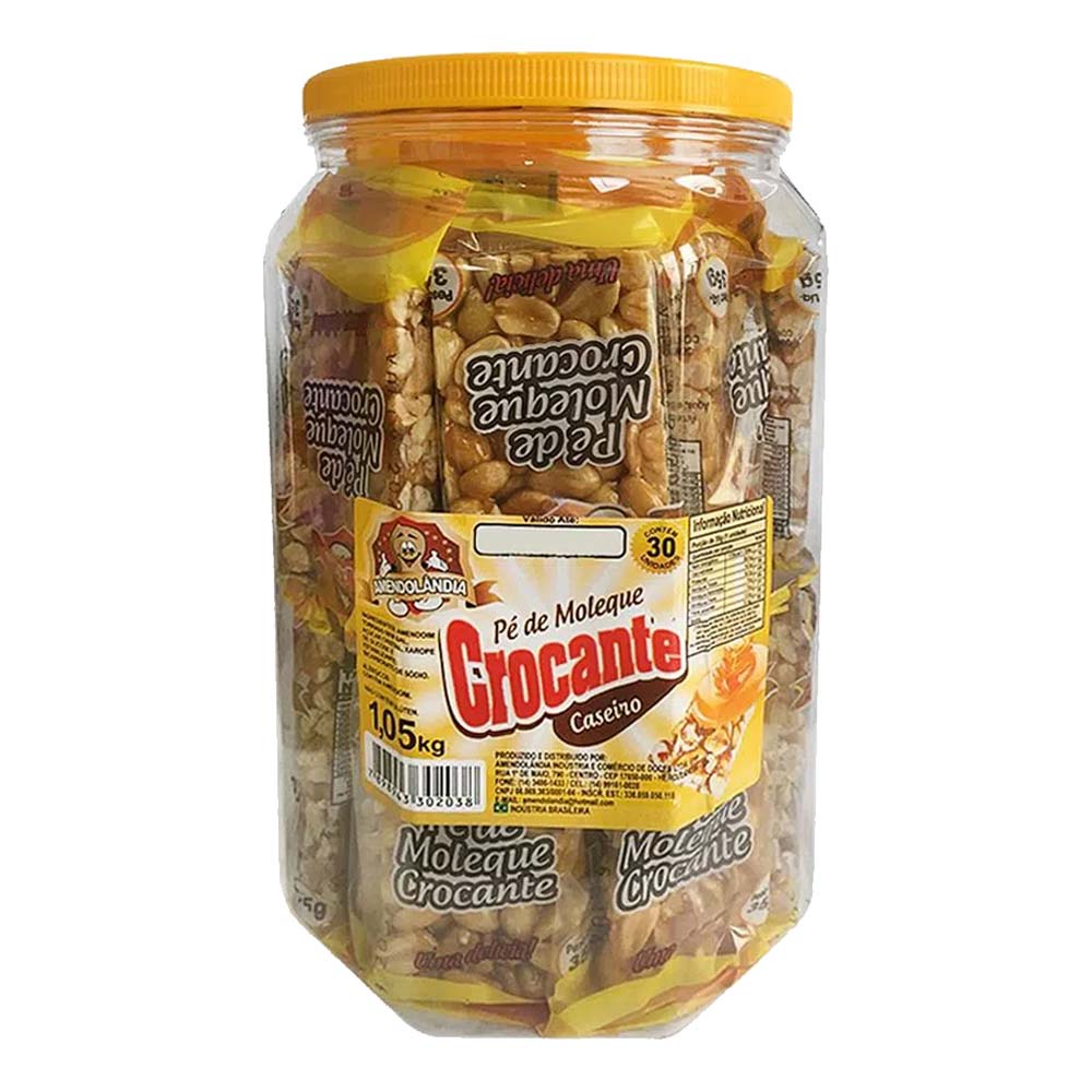 Pé de Moleque Crocante c/30 - Amendolândia