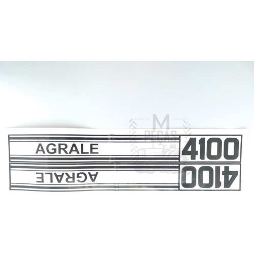 Decalque Do Agrale 4100 Antigo Jd4100-antigo