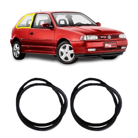 Kit Borracha Vidro Janela Lateral Movel Gol Bola G2 95 A 02
