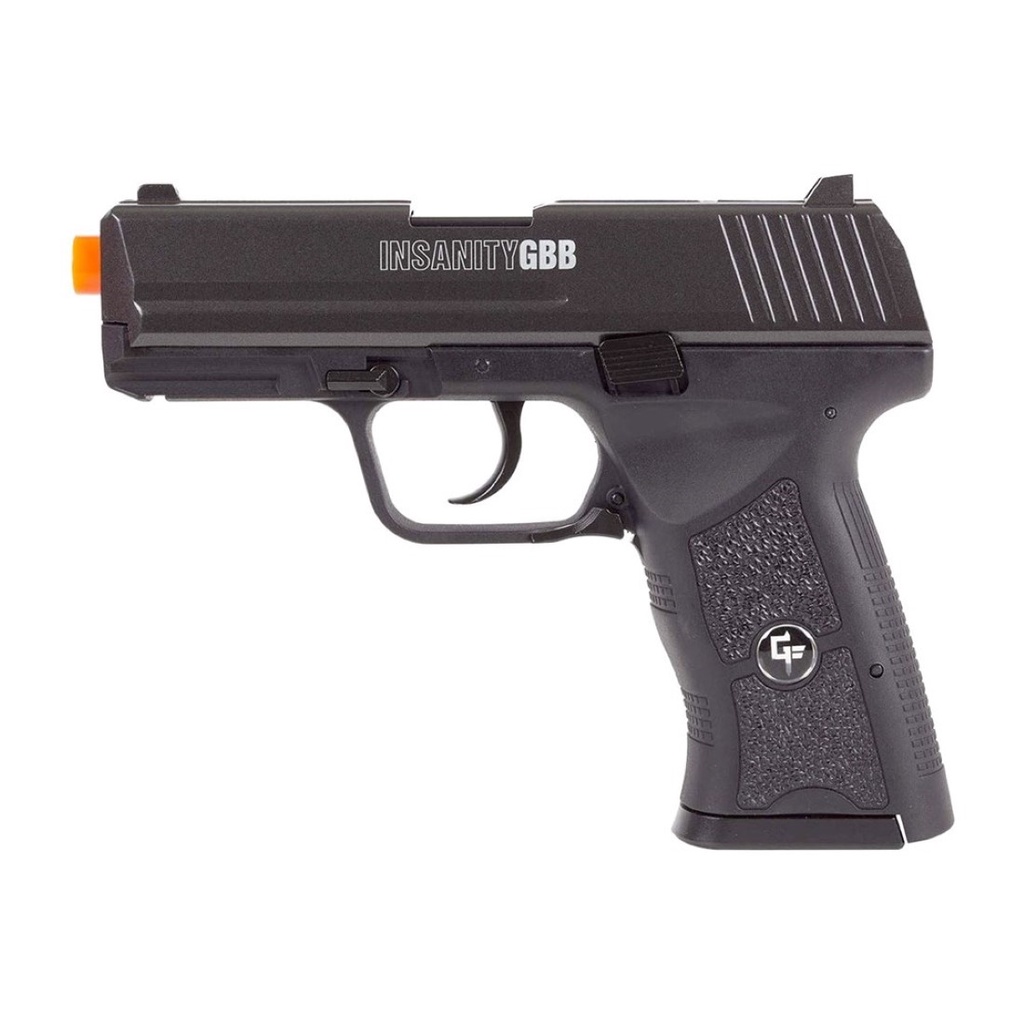 Pistola Airsoft CO2 Game Face Insane GBB GFBBPB 6mm | Shopee Brasil