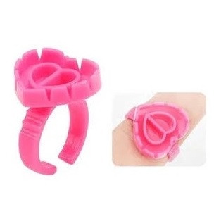 100 Anéis Batoque Flor Cola Volume Russo Alongamento Cílios em Oferta na Shopee