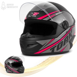 Capacete Fechado Pro Tork R8 Para Moto Motoqueiro Motociclista Masculino Feminino Unissex Barato Rosa