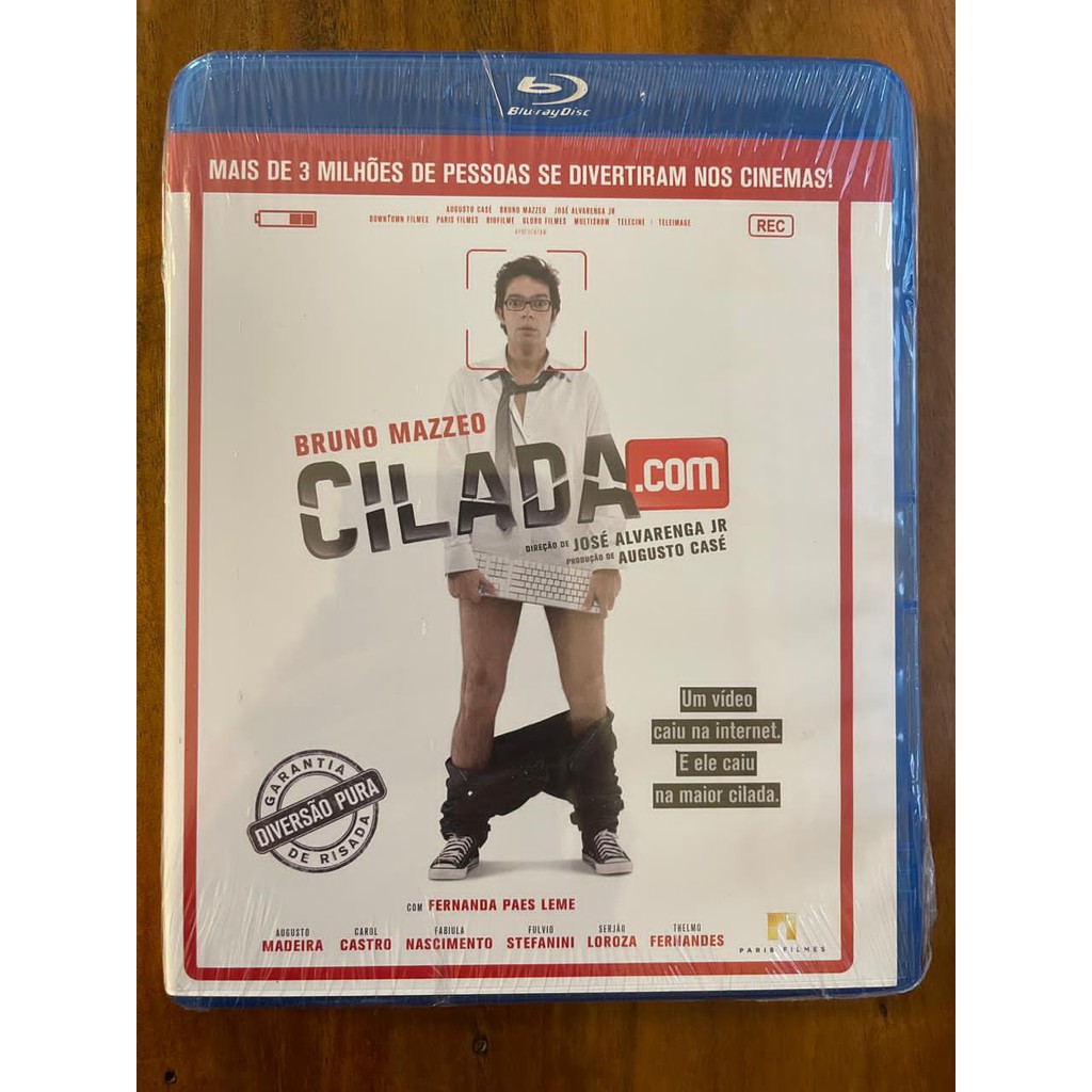 Blu-ray Cilada Ponto Com - Bruno Mazzeo - Lacrado