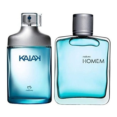 Kaiak Tradicional 100 Ml E Natura Homem  100 Ml Cada