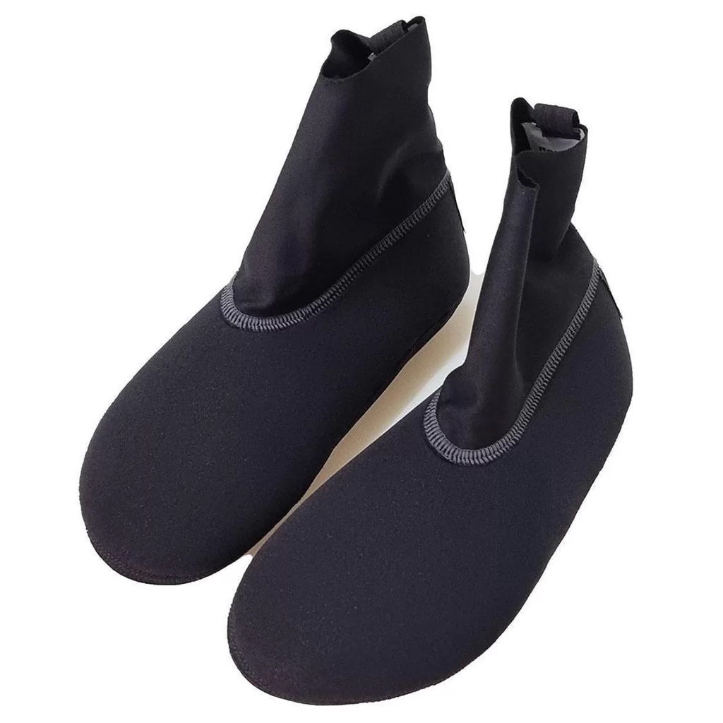 Sapatilha Beach Tennis Neoprene Adulto Realtex Preto/Cinza P