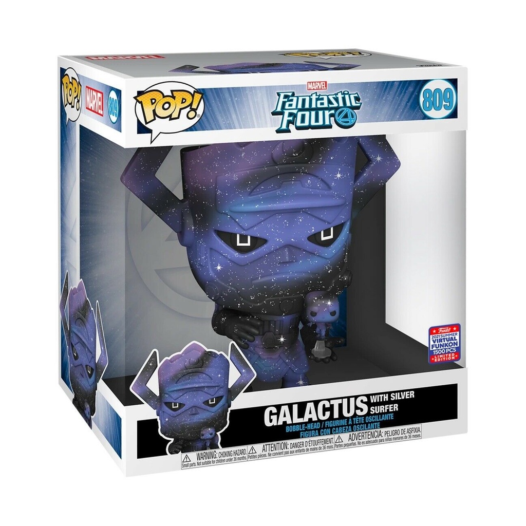 Funko Pop Marvel Fantastic Four Galactus With Silver Surfer 10 809 Le 1500 Pcs Exc 