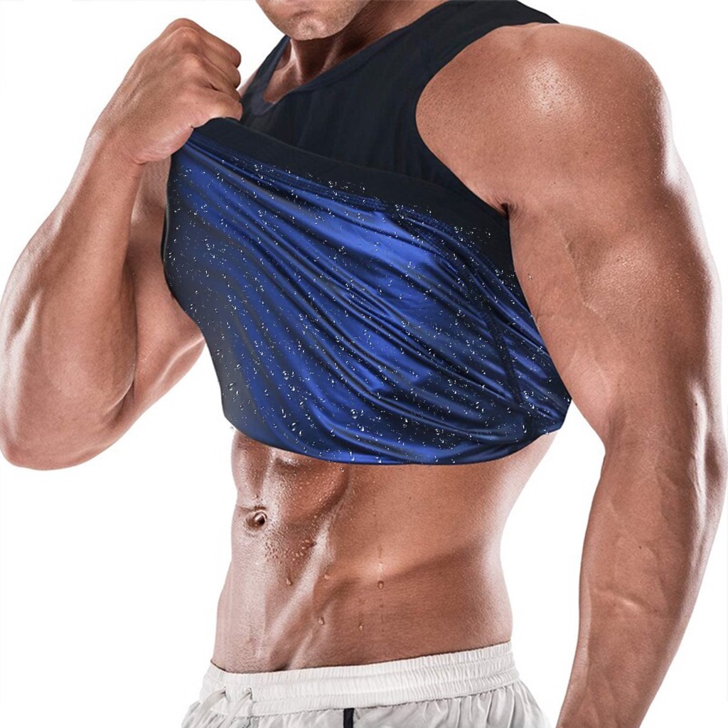 Camiseta Térmica Ajudar Perder Barriga Queimar Gordura E Calorias Regata Masculina